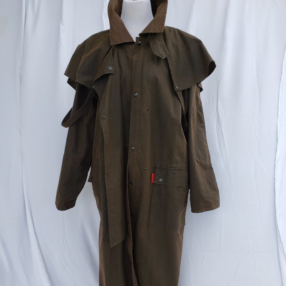 Australian Outfitters Oil Skin Low Rider Duster Coat